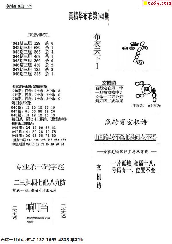 布衣天下3D今日開獎：123456號背后的數(shù)字玄機解析！