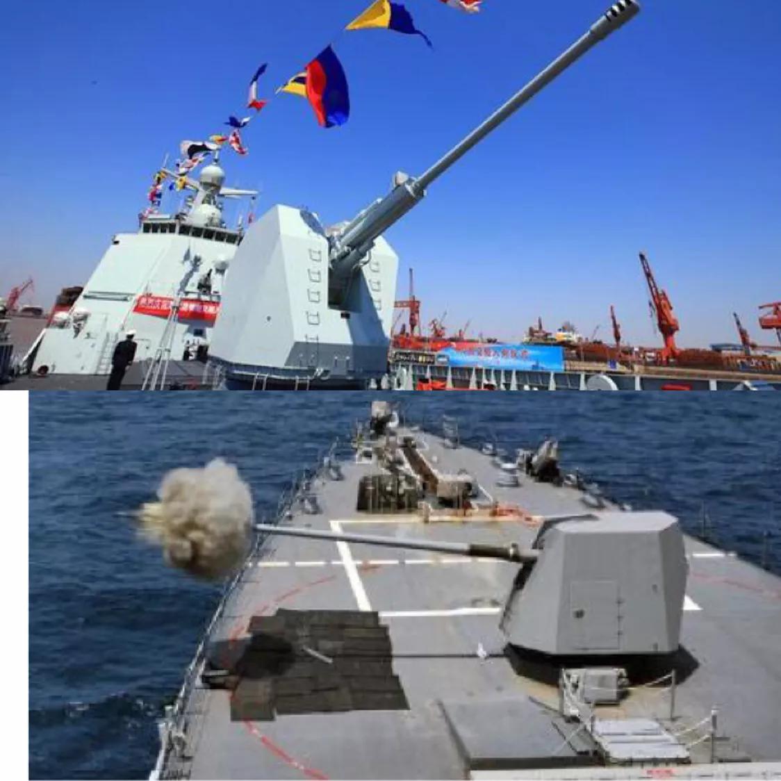 HPJ38型130毫米艦炮，中國海軍的堅(jiān)實(shí)后盾，HPJ38型艦炮，中國海軍的堅(jiān)實(shí)后盾力量