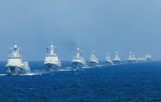 中國海軍海上閱兵圖片，展現(xiàn)大國海軍風(fēng)采，中國海軍海上閱兵圖片，展現(xiàn)大國海軍雄姿風(fēng)采
